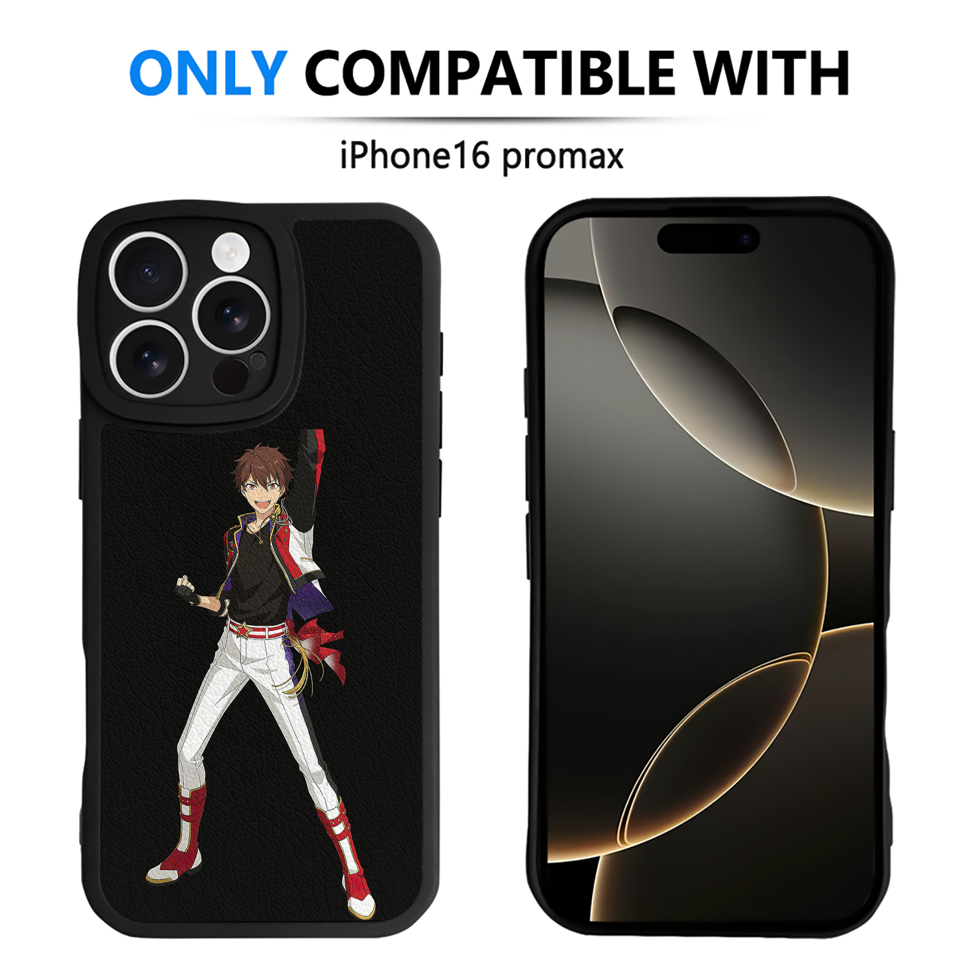 （画像用） あんさんぶるスターズ! Ensemble Stars 【iPhone 16シリーズ対応】シリコンスマホケース（レザー調） 材質：シリコン